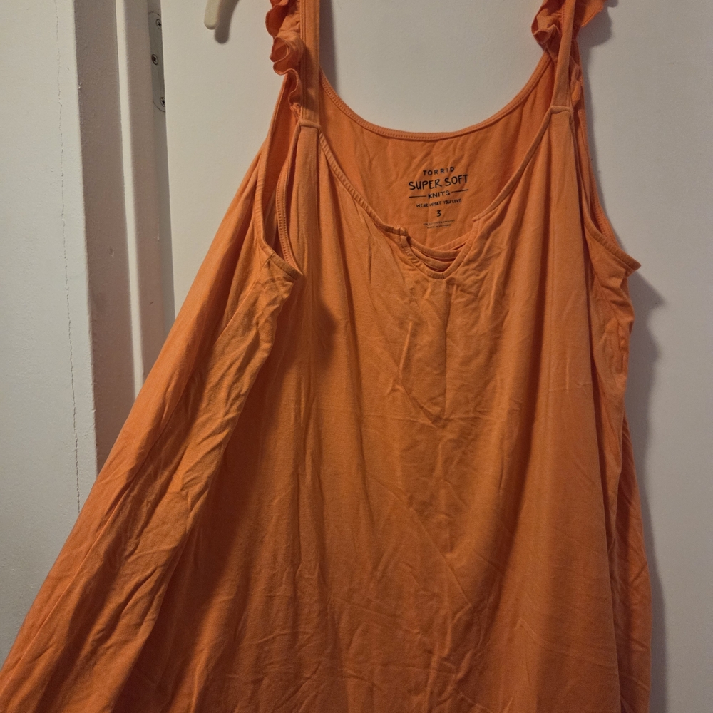 Torrid Peach Tank Top